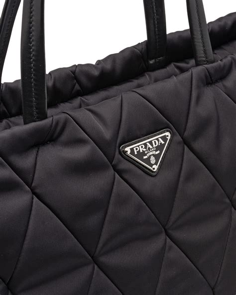 Prada Quilted Nylon Tote Bag 